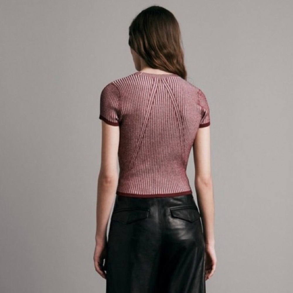 NEW RAG & BONE RIBBED TEE - Picture 6 of 8